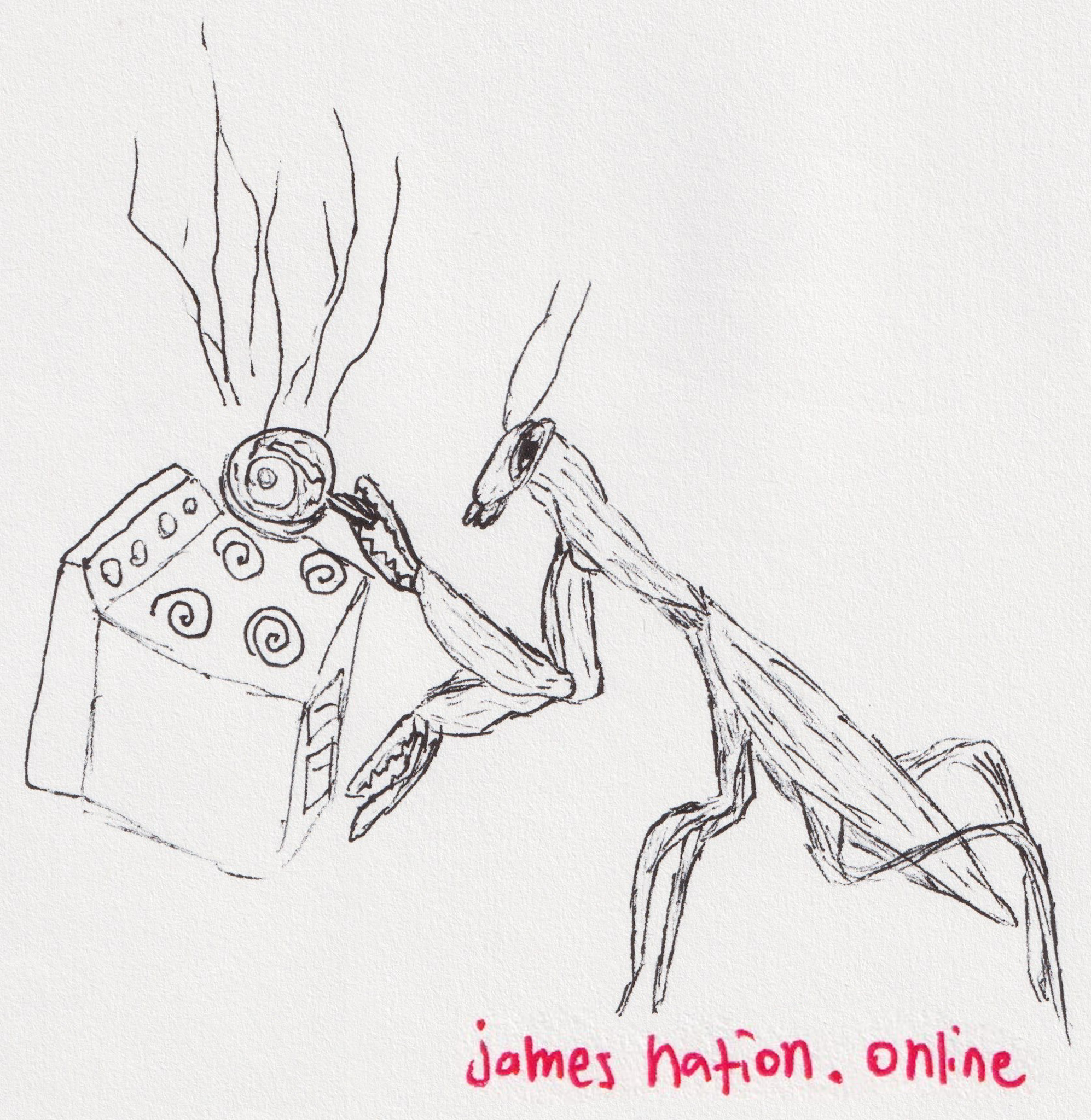 Sticker - Cooking Mantis