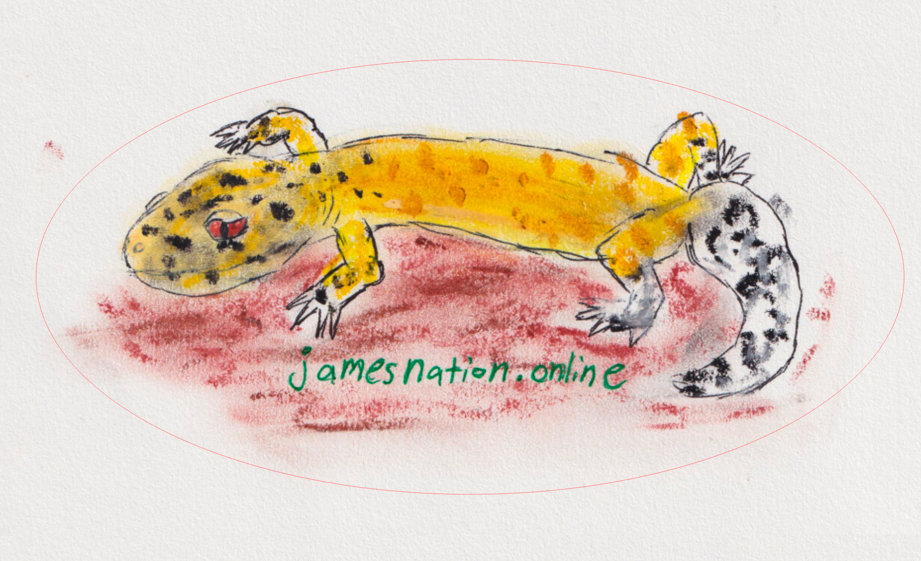 Sticker - Marshall the Leopard Gecko
